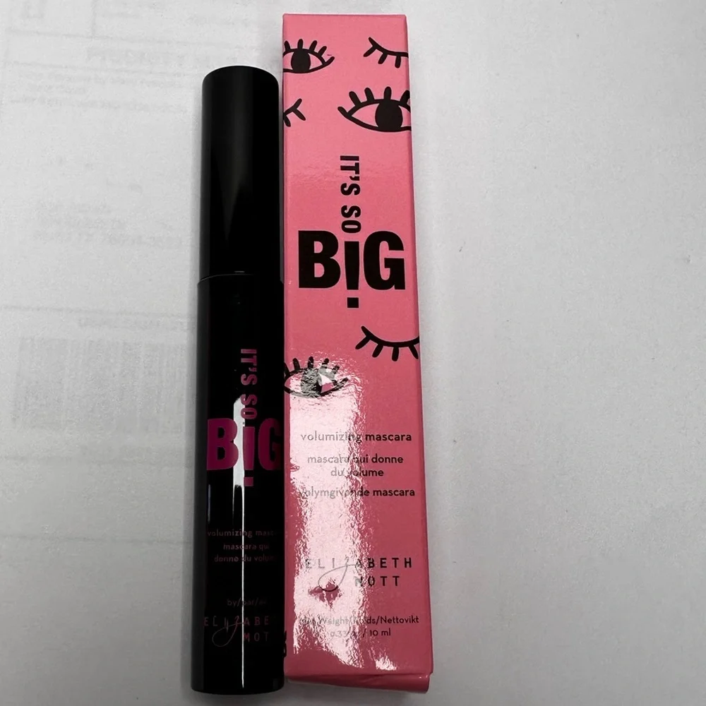 🎁 Elizabeth Mott It's So Big Volumizing Tubing Mascara: Black NIB